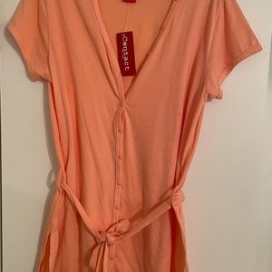 Contact orange shirt